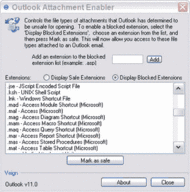 Outlook Attachment Enabler screenshot